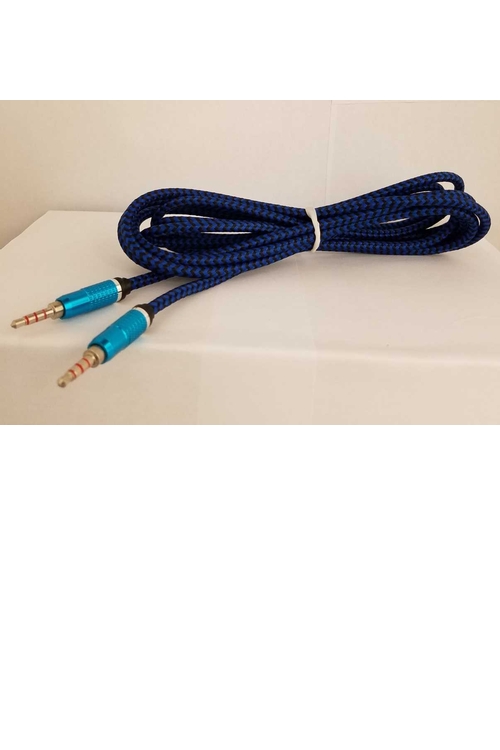 10FT Wholesale Fabric Aux Cable - MW619