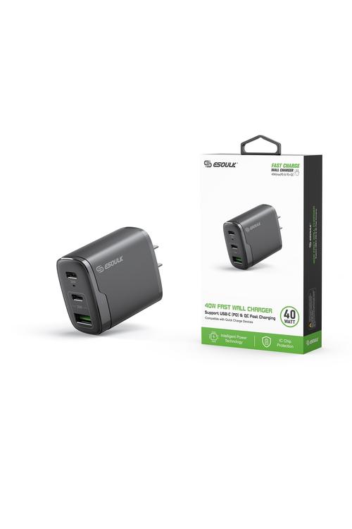 Esoulk 40W Dual PD QC Wall Charger wholesale-EA18