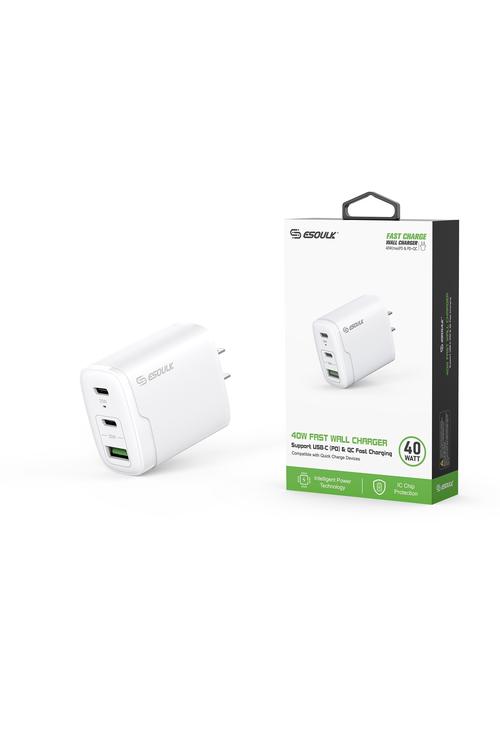 Esoulk 40W Dual PD QC Wall Charger wholesale-EA18