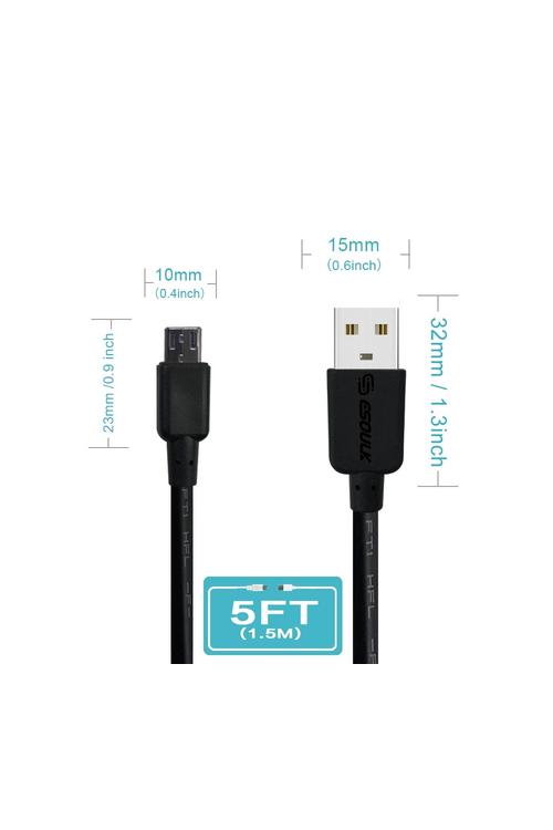 Esoulk 5FT Micro USB-EC30P-MU