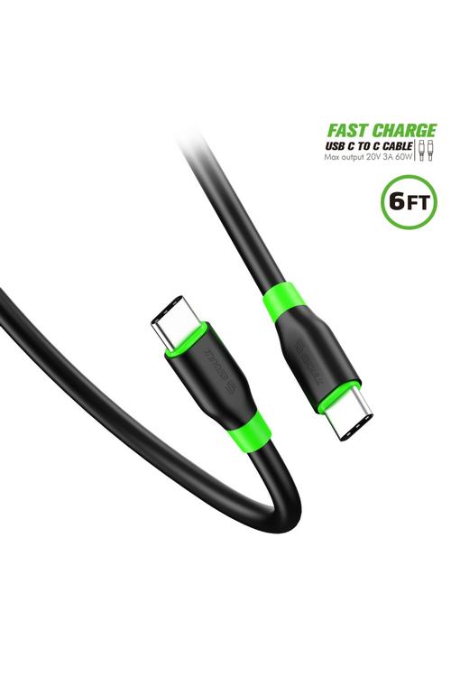 Esoulk 6FT USB-C to C Cable-EC34P-CC