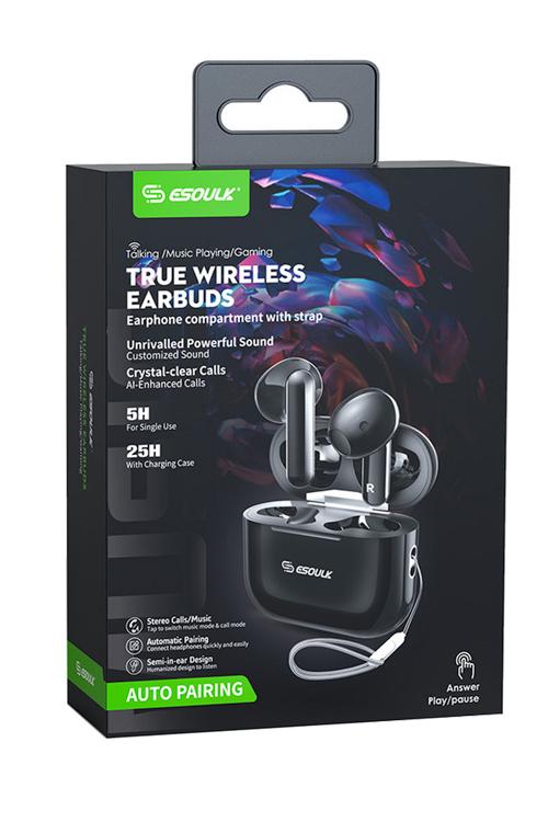Esoulk True Wireless Earbuds EK5002BK