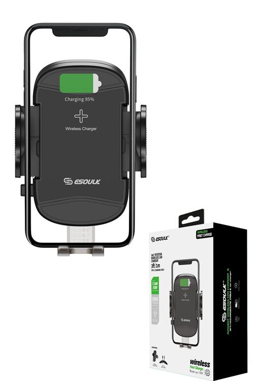 Esoulk Wireless 15W Charger Air Vent Mount Wholesale-EH39BK