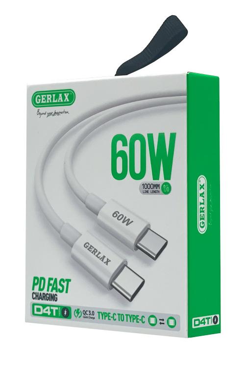 Gerlax 60W Type-C to Type-C Fast Cable D4T