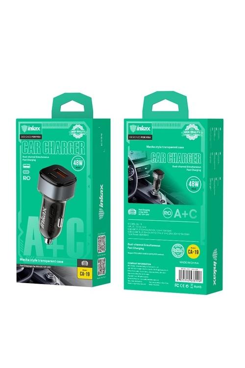 Inkaxe 43W Fast PD Car Charger With USB Port CA19