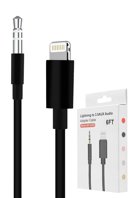 Iphone To Male Auxiliary Cable 6FT JBC025B6FT