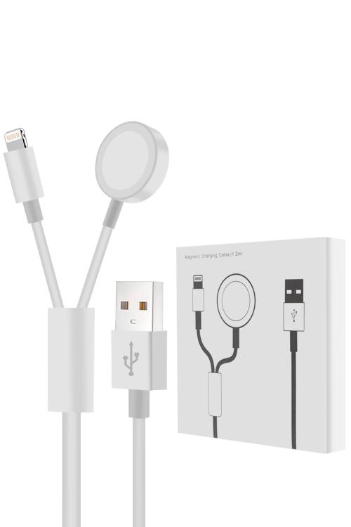 Iwatch Magnetic Charger 2in1 With Lightning Cable