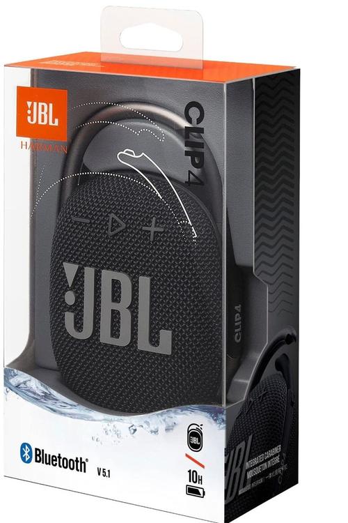  JBL Clip 4: Portable Speaker with Bluetooth, Built-in