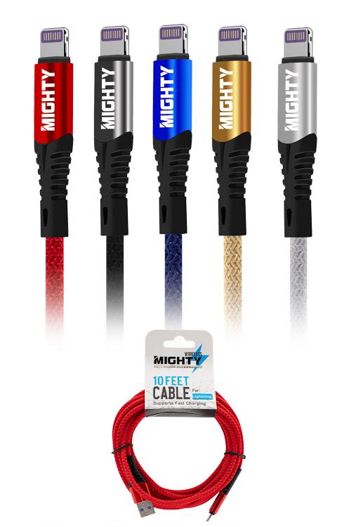 Lightning 10ft 3.1A Cable Wholesale IPH10FT3.1A