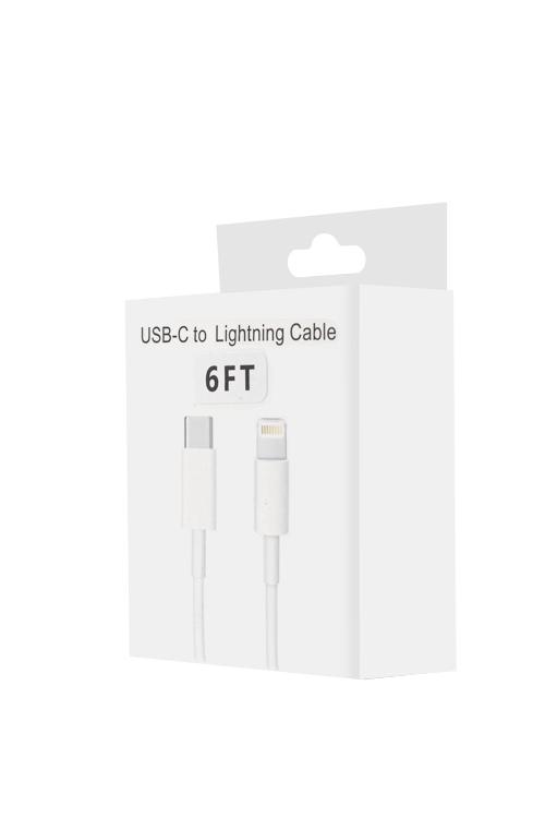 Lightning To Type C PD Cable 6FT In Box 2M MW630