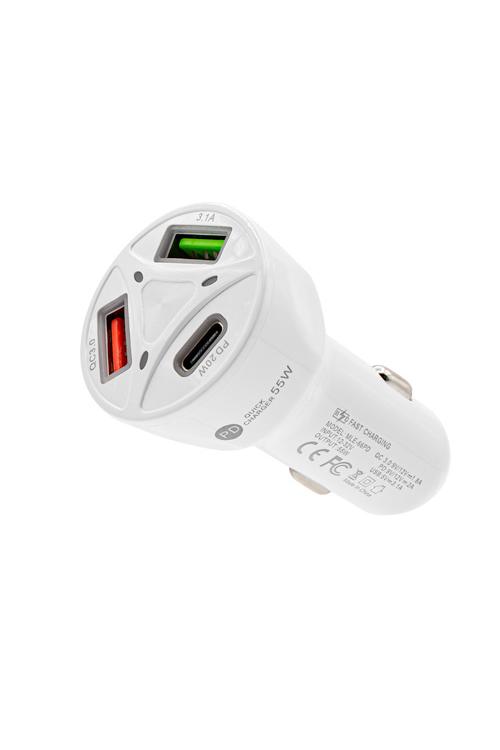 PD Car Charger With Dual USB Ports PD07