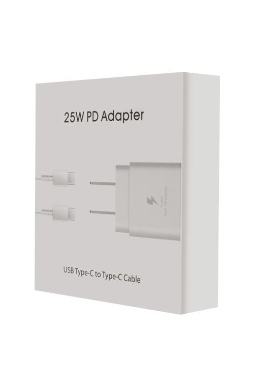 Real 25W PD Combo Type C To Type C White