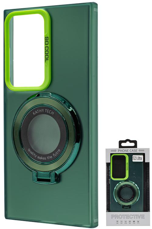 S23 Ultra Chromotron Magsafe Case wholesale Green