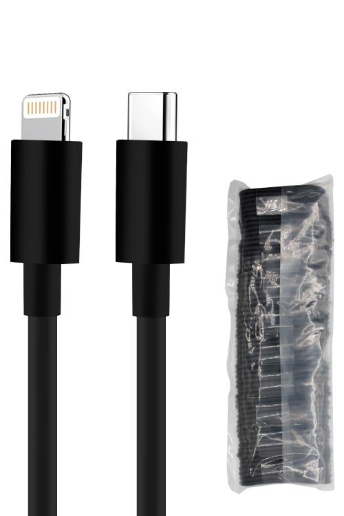 Super White 3 Foot Charging TPE Wholesale Cables for Iphone MW613IPH Black