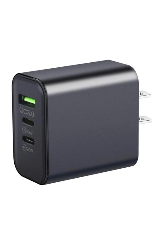Wall Charger Double PD and Single USB Port PD04