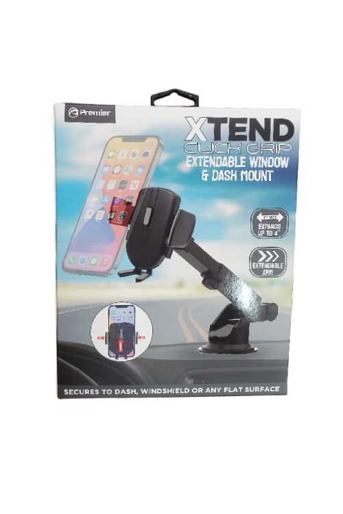 Xtend Click Grip Car Mount For Dash And Window PMT02BK