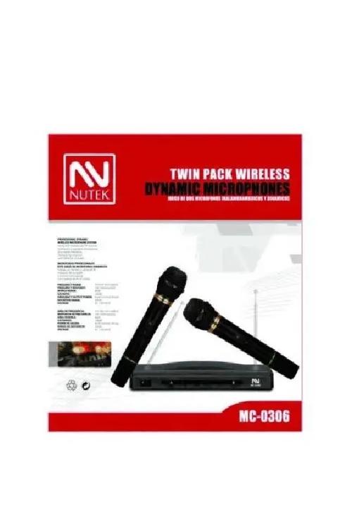 FM Wireless Twin Microphones and Receiver-MC0306